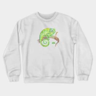 Swirly Chameleon Crewneck Sweatshirt